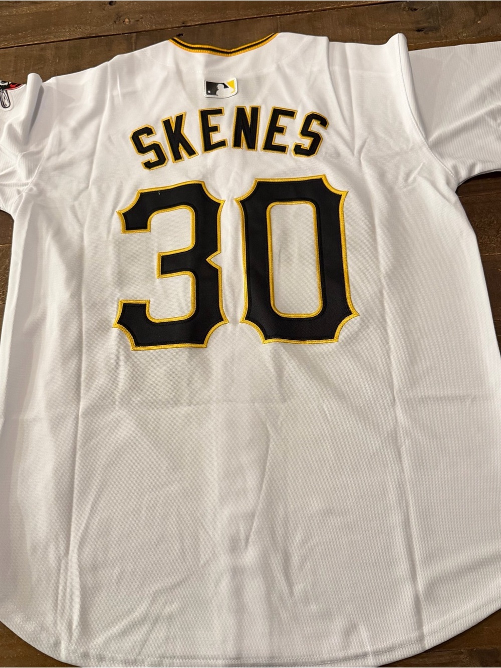 MLB Paul Skenes Pittsburgh Pirates White Home Jersey Nike Vapor - Embroidered